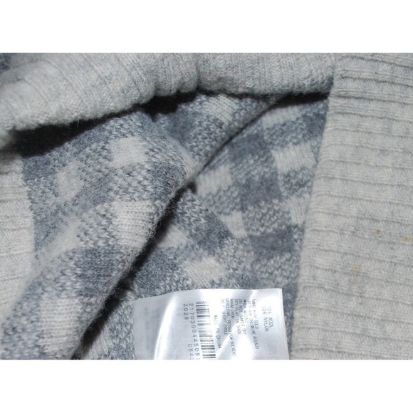Zoe Thom Browne Women's Sweater – Light Gray/Gray – Wool/Nylon – Size Large - Picture 6 of 6